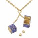 Louis Vuitton náhrdelník s kostičkami cca 24500kč,-